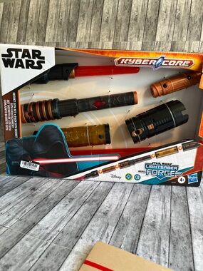 Star Wars Kyber Core Lightsaber Forges Buildable Set - Orange, Black
